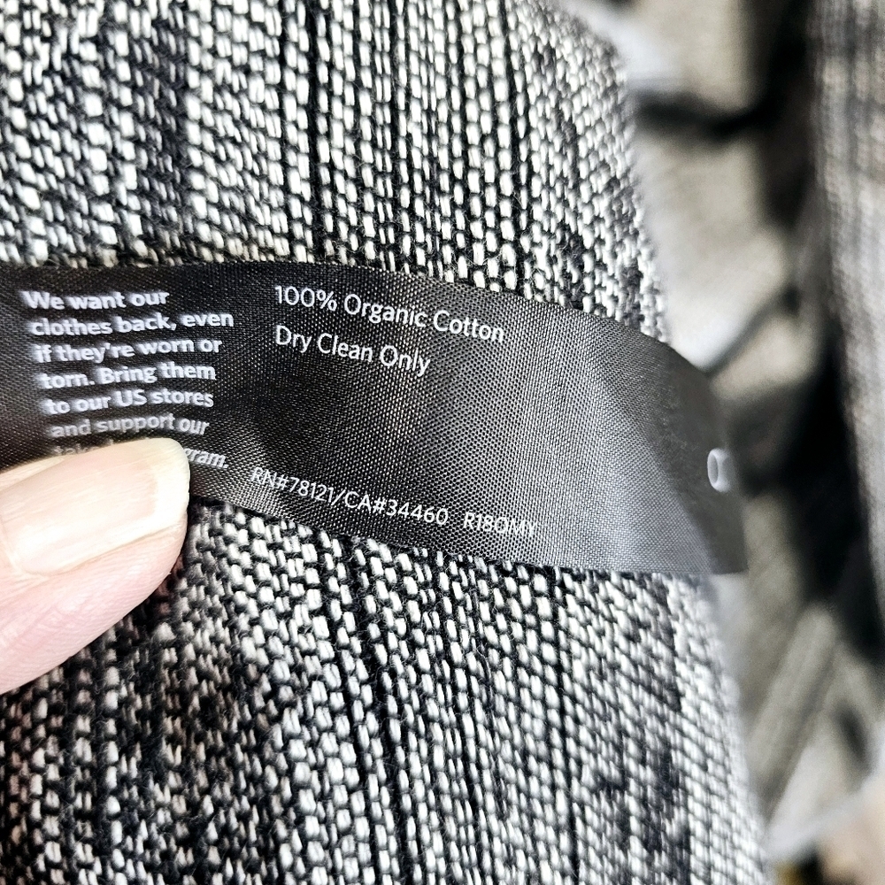 Eileen Fisher Hazy Blocks Organic Cotton Jacket - Picture 7 of 8